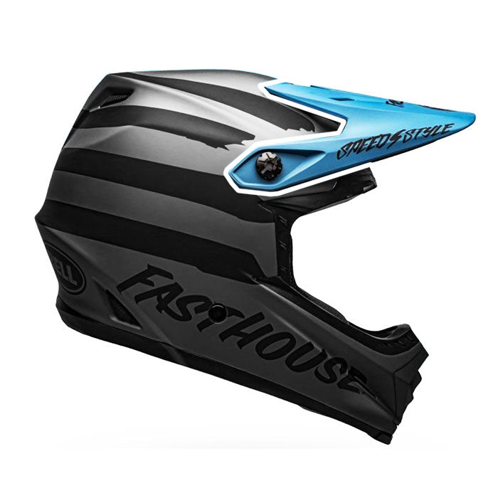 Bell Full-9 Replacement Visor Combo Kit - Fasthouse - Matte Blue-Black