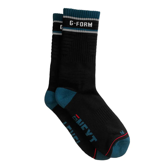 G-Form Mid-Calf Sock - Black-Teal-Gray