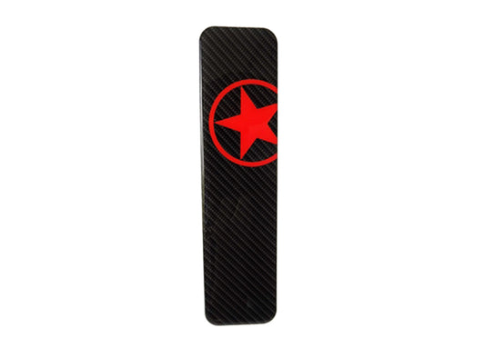 Module Downtube Shield Protector - Red Star Red  