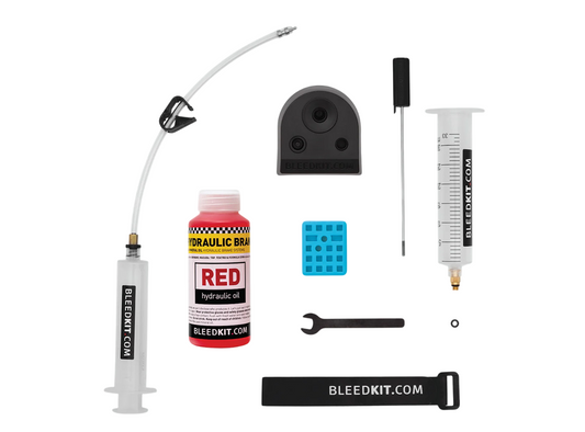 Bleedkit Premium Red Shimano Disc Brake Bleed Kit