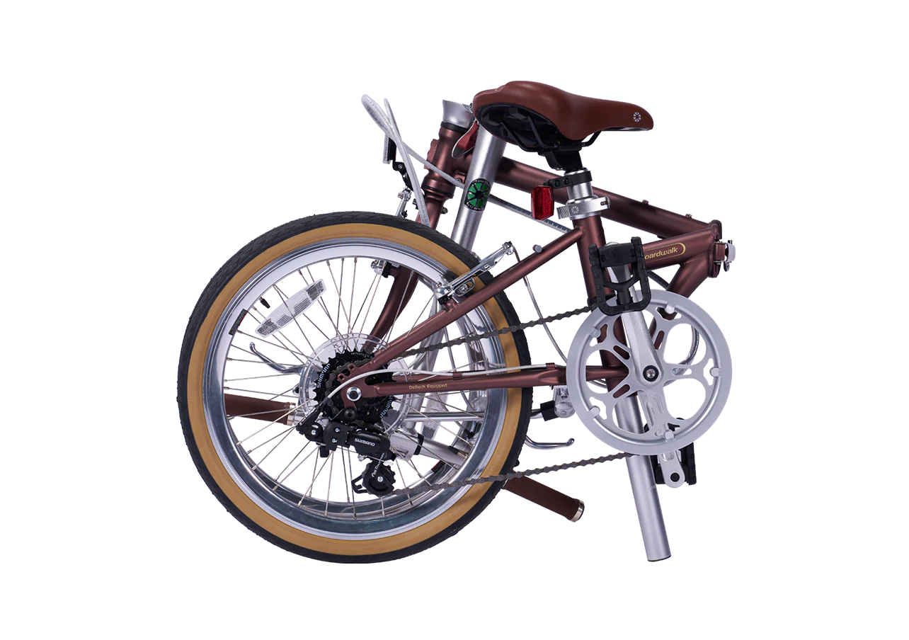 Dahon Boardwalk D7 20" - Rust Brown