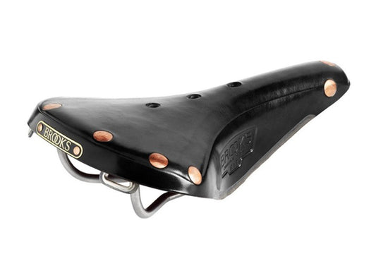 Brooks England Classic B17 Leather Saddle - Special - Titanium Black Black  