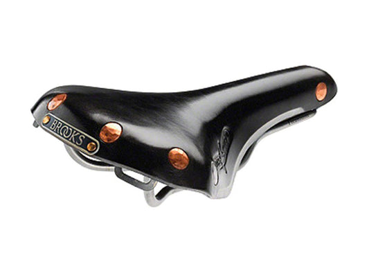 Brooks England Swift Classic Leather Saddle - Black Black  