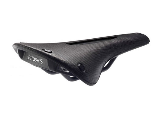 Brooks England C15 Carved Cambium All Weather Saddle - Black Black  