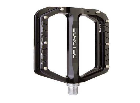 Burgtec Penthouse MK5 Flat Pedals - Black Black  
