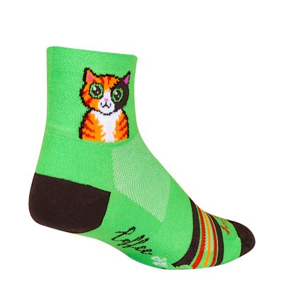 SockGuy Classic 3" Cuff Sock - Catbuzz