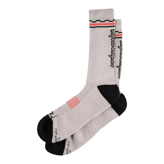 Troy Lee Designs Performance Sock - Checka - Light Gray