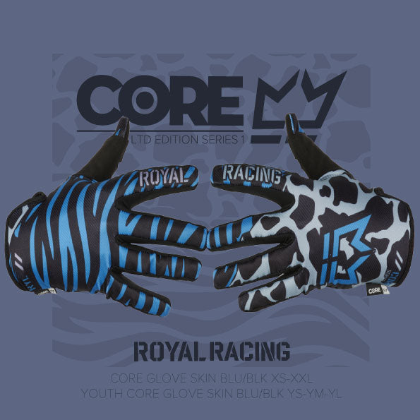 Royal Core MTB Glove - Skin Blue-Black