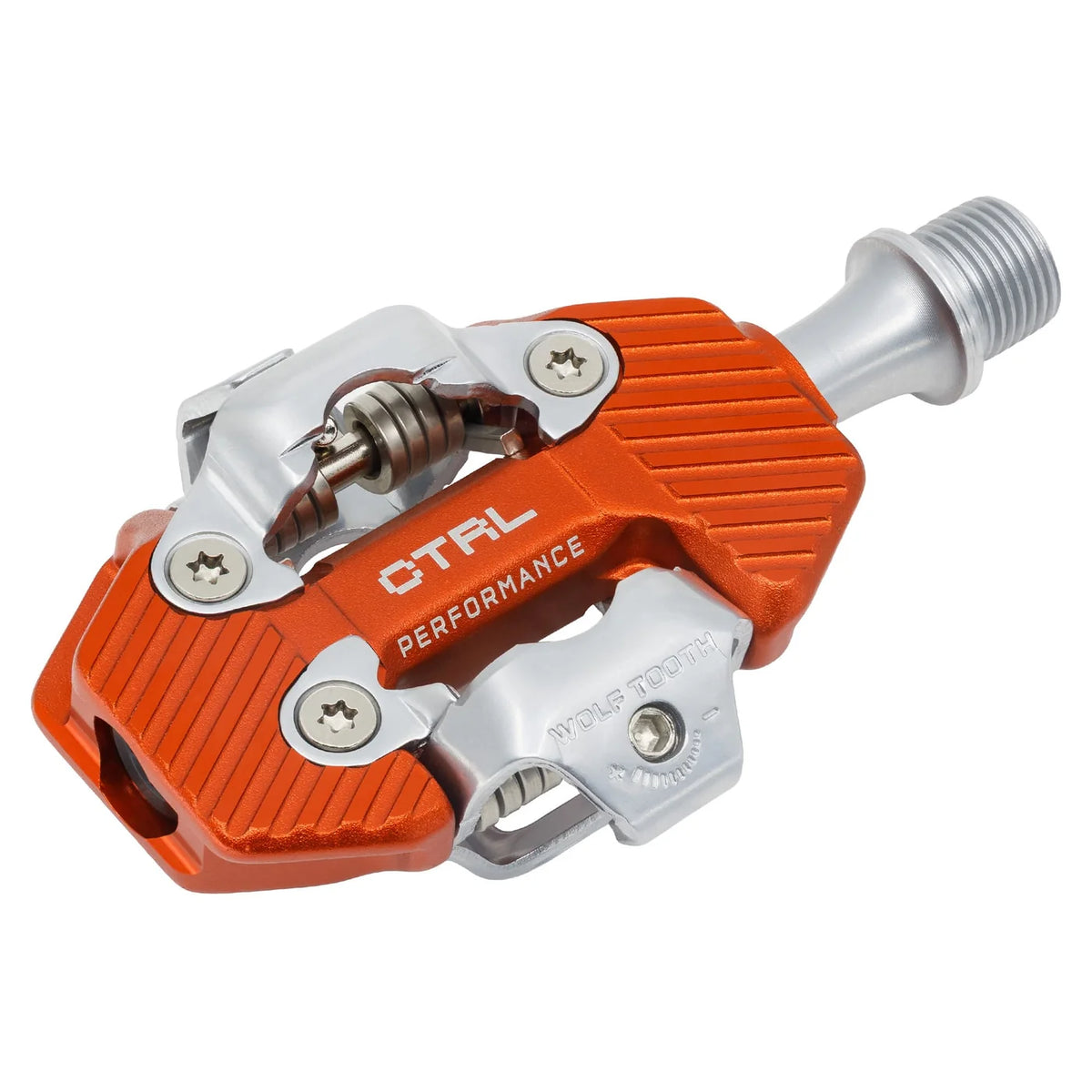 Wolf Tooth Components CTRL Trail Performance Clipless Pedal - Orange