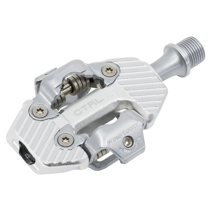 Wolf Tooth Components CTRL Trail Performance Clipless Pedal - Raw Silver