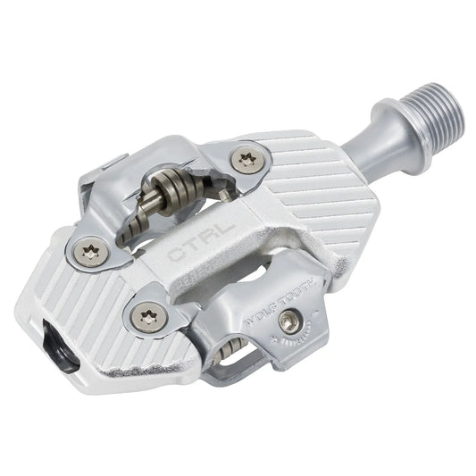 Wolf Tooth Components CTRL Trail Performance Clipless Pedal - Raw Silver