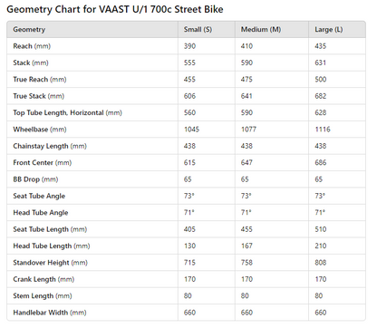 Vaast Bikes U/1 700c Street - Gloss Blue