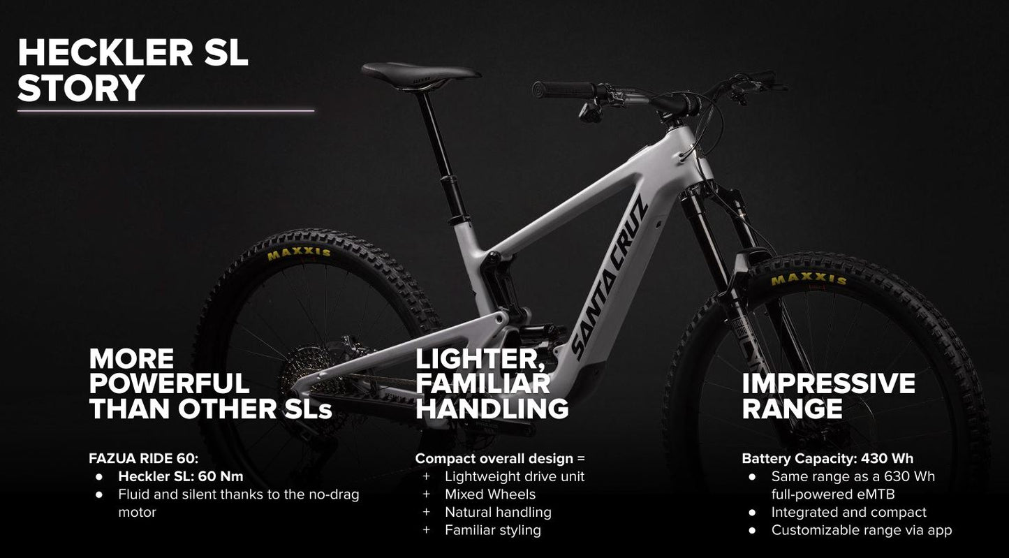 Santa Cruz Heckler SL Carbon CC MX - X0 AXS Reserve - Matte Dark Blue - 2025