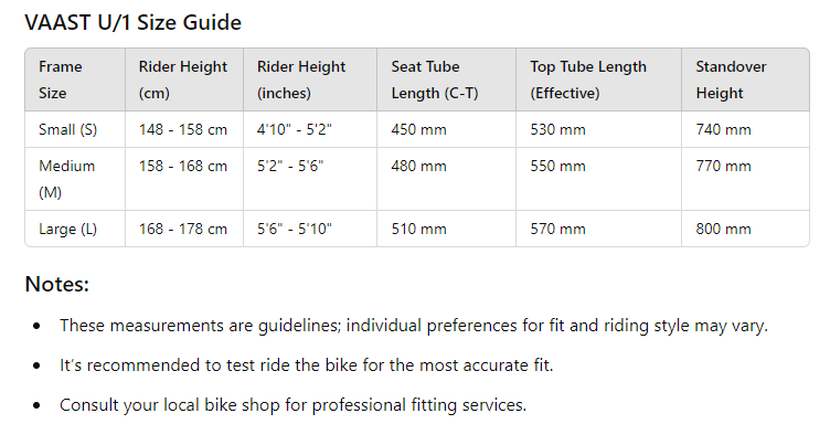 Vaast Bikes U/1 700c Street - Gloss Blue
