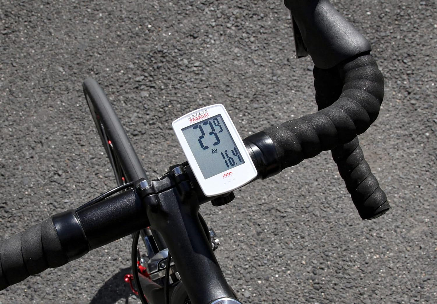 Cateye Padrone Bike Computer - White