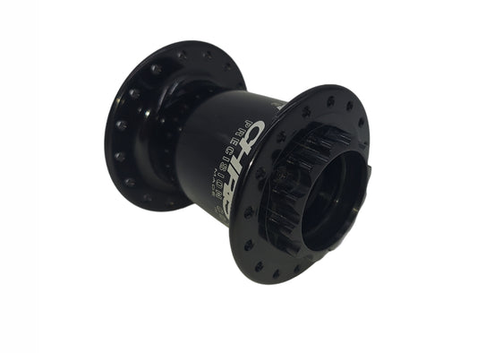 Chris King ISO Universal Disc Front Hub Shell - Black