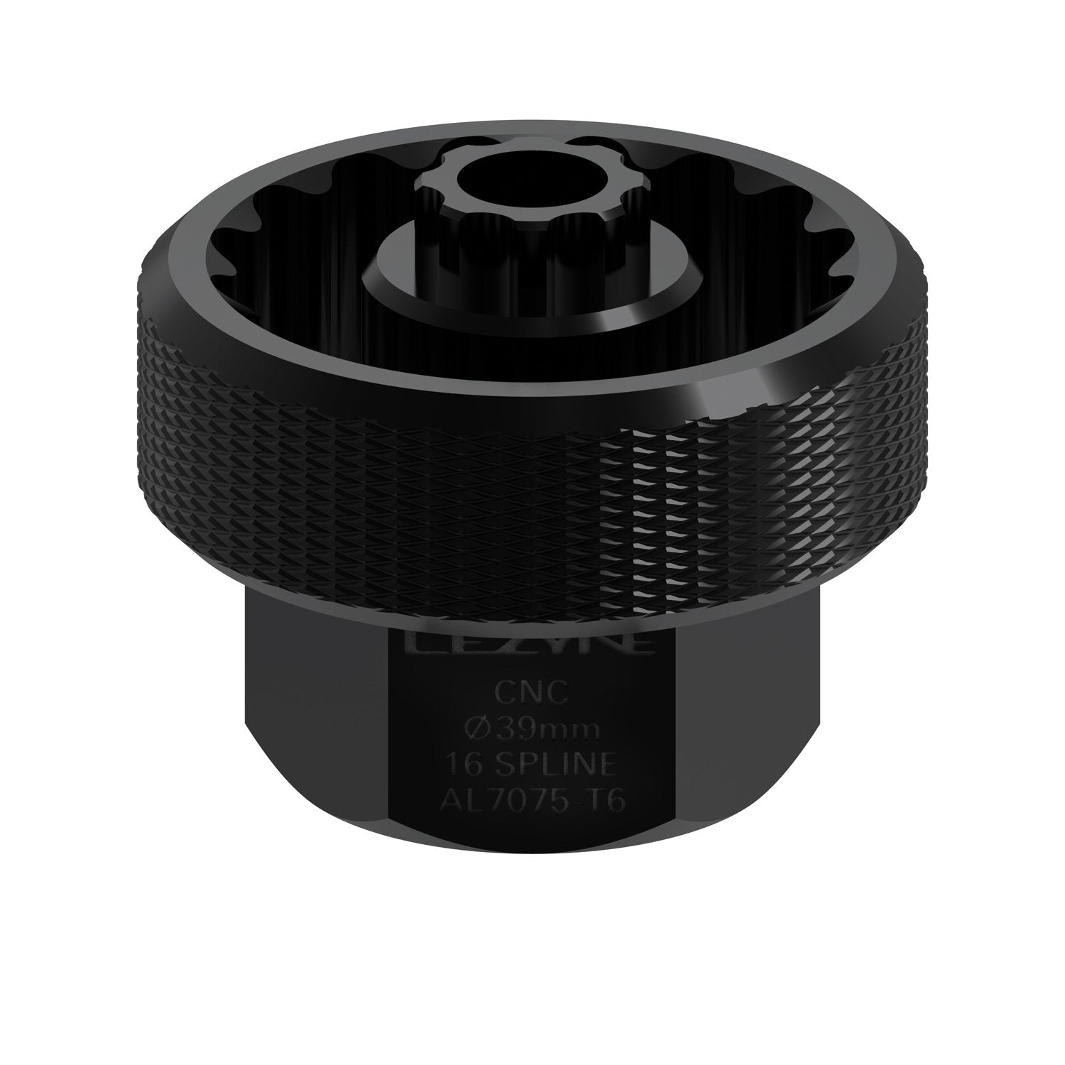 Lezyne CNC Alloy Bottom Bracket Tool Black 39mm - 16 Spline 