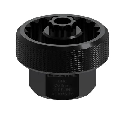Lezyne CNC Alloy Bottom Bracket Tool Black 39mm - 16 Spline 