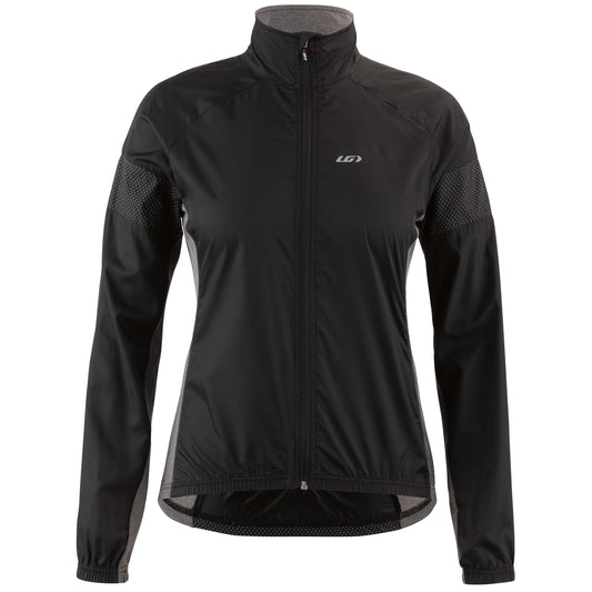 Louis Garneau Modesto 3 Cycling Jacket - Womens - Black-Gray Black - Gray Small 