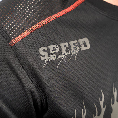 Fasthouse Burn Free Classic Long Sleeve MTB Jersey - Youth - Black