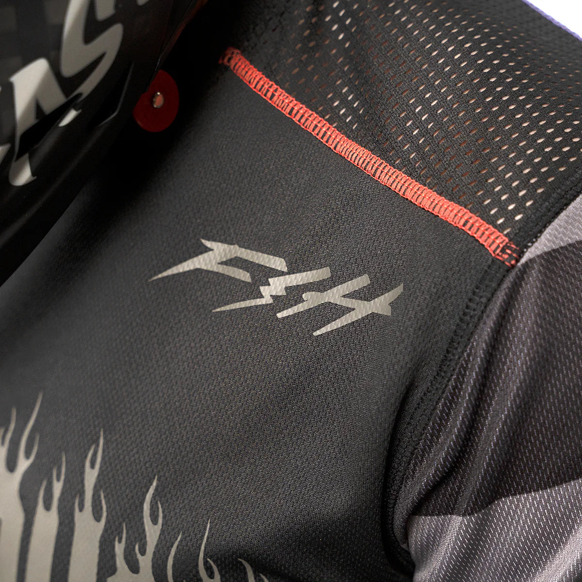 Fasthouse Burn Free Classic Long Sleeve MTB Jersey - Youth - Black