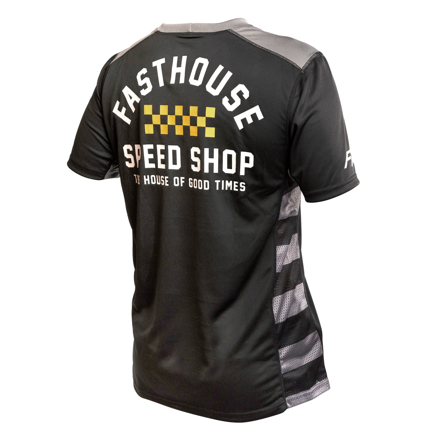 Fasthouse Classic Outland Short Sleeve MTB Jersey - Youth - Black