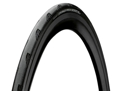 Continental Grand Prix 5000 S 700c Tubeless Road Tire -  Black Black 25c 