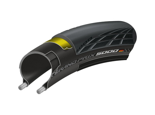Continental Grand Prix 5000 650c Folding Road Tire Black 25c 
