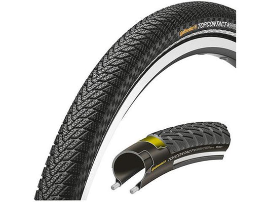 Continental Top Contact Winter II Premium 26" Folding Road Tire - Reflex Black - Reflex 2.0" 