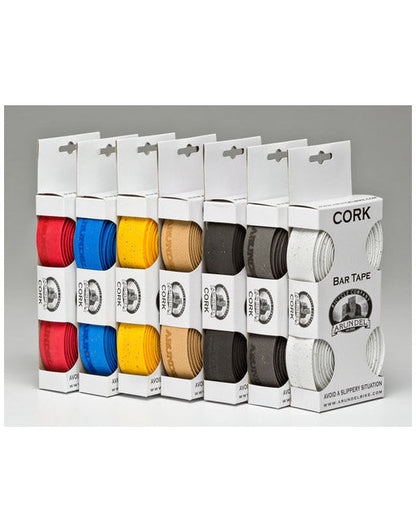 Arundel Cork Ribbon Bar Tape - Red