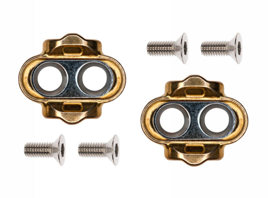 Crank Brothers Zero Float Cleats - Brass Brass Pair 