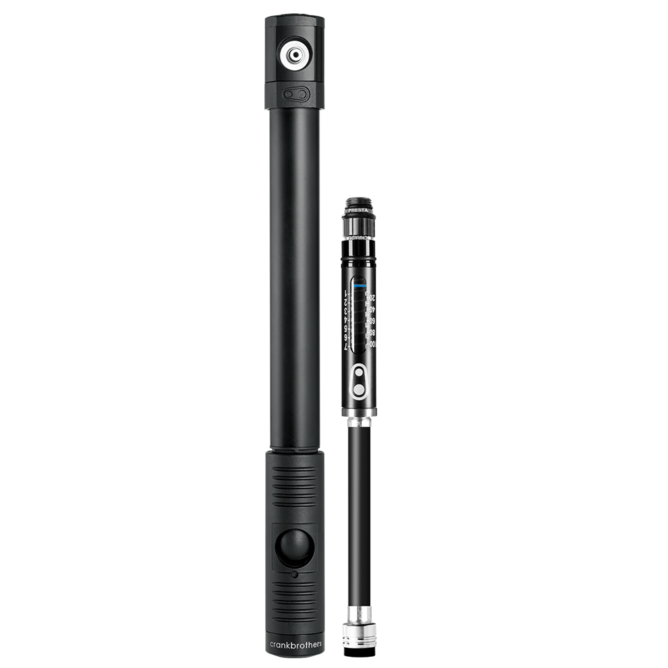 Crank Brothers Klic HP Gauge Pump - Midnight Edition Black  