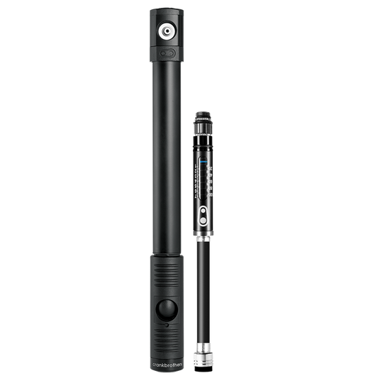 Crank Brothers Klic HP Gauge Pump - Midnight Edition Black  