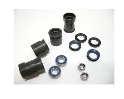 Crank Brothers Pedal Refresh Kit - Black-Silver Black - Silver Fits Double Shot 2/3 