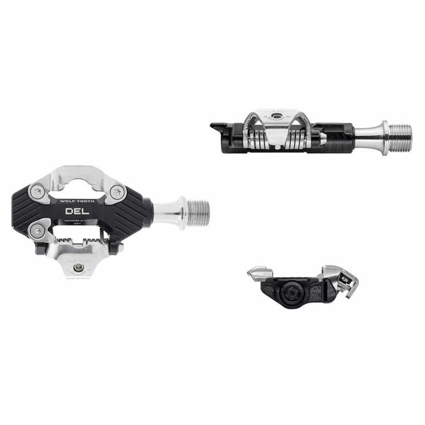 Wolf Tooth Components DEL Gravel Clipless MTB Pedal - Black