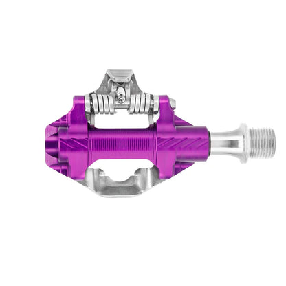 Wolf Tooth Components DEL Gravel Clipless MTB Pedal - Ultraviolet Purple