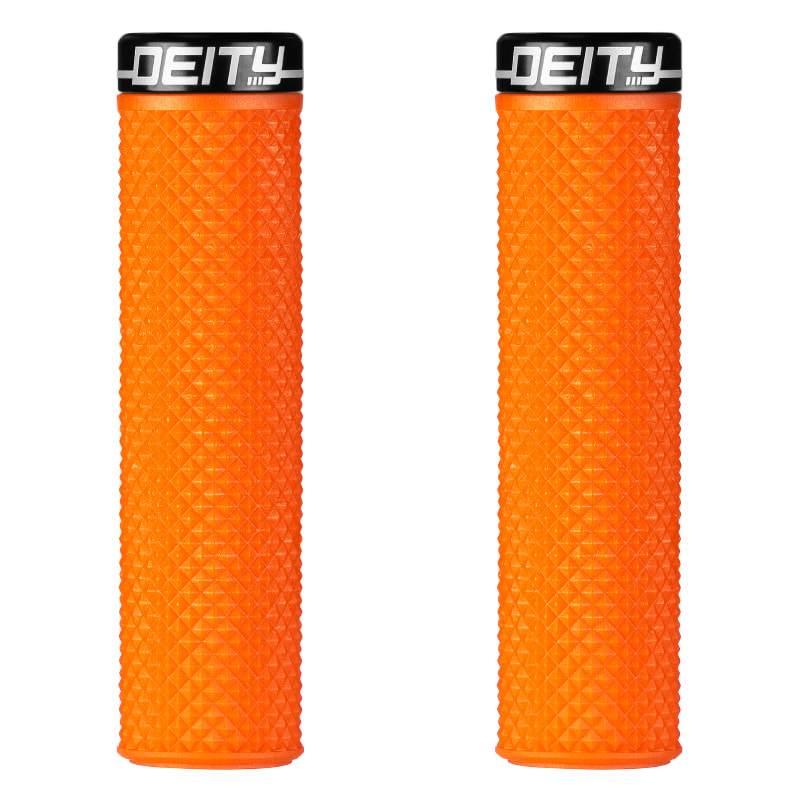 Deity Components Supracush Grips - Orange Orange  