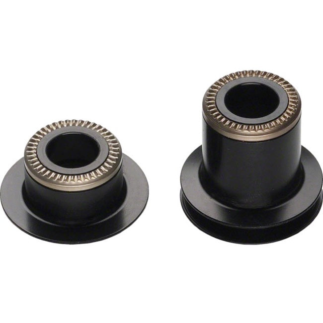 DT Swiss Thru Bolt Conversion End Caps - 10mm - 9/10 Speed Rear Hubs Black Fits - 240/240SS/350/440 