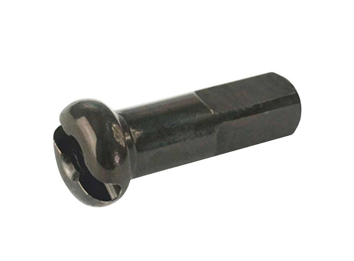 DT Swiss 15 Gauge Brass Nipples - 12mm - Black Black  