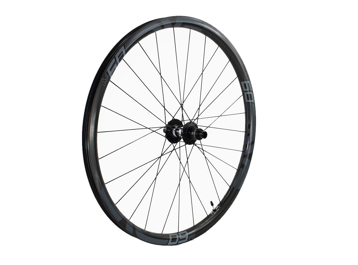 DT Swiss 350 on ENVE HV60 27.5" MTB Wheel - Rear Black 12x148mm - 28h - SRAM XD DT DB Black Spokes - Gray Decals