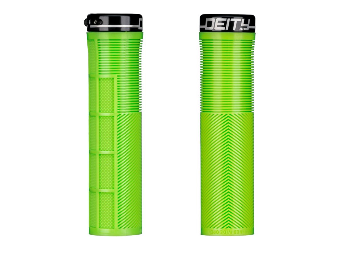 Deity Components Knuckleduster Grips - Green Green  