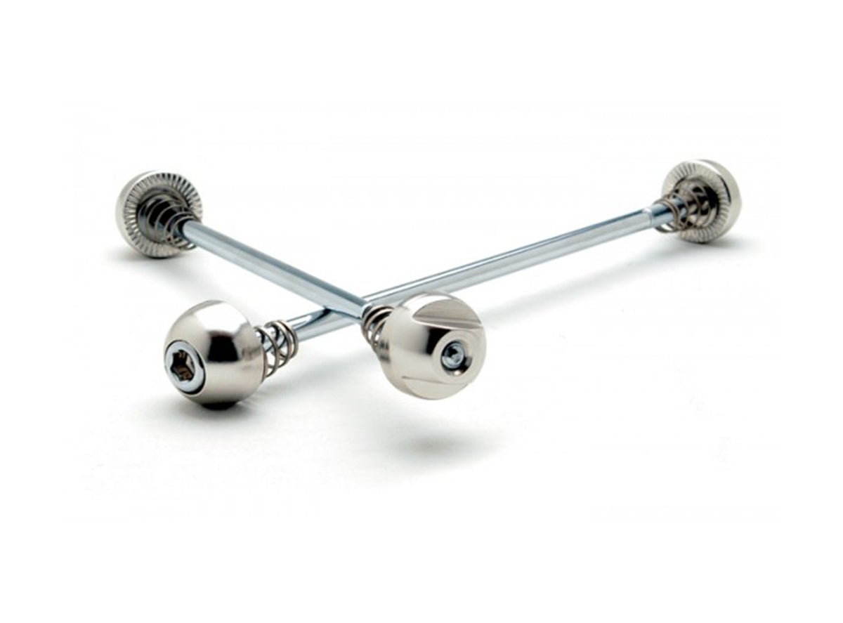 Delta Axlerodz Anti-Theft Bolt On Skewers - Silver Silver  