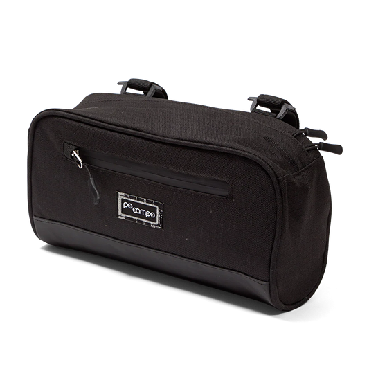 Po Campo Domino Handlebar Bag - Black Ripstop