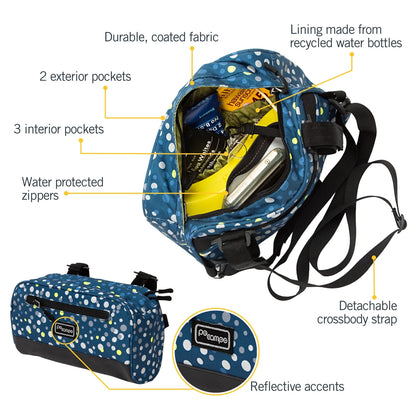 Po Campo Domino Handlebar Bag - Bubbly