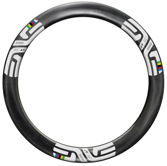 ENVE SES 6.7 700c Carbon Road Rim - Rear - Black-White