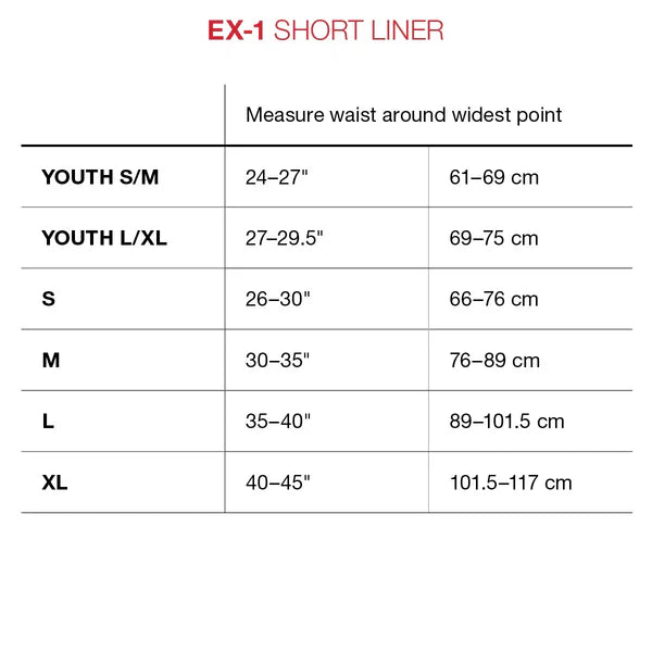 G-Form EX-1 Short Liner - Black