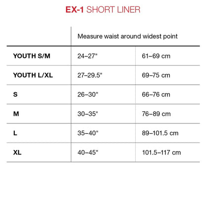 G-Form EX-1 Short Liner - Black