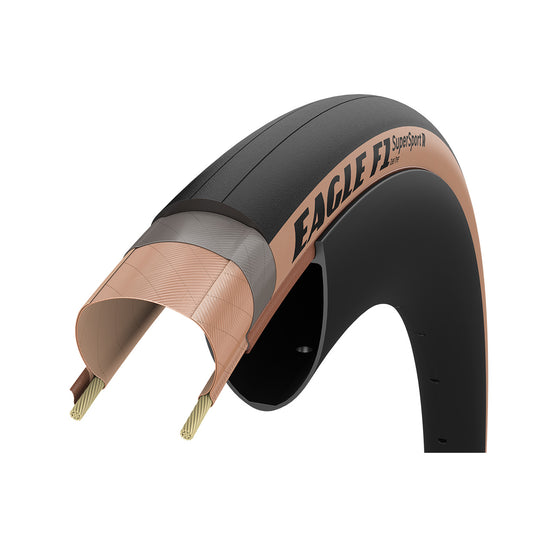 Goodyear F1 Supersport R 700c Folding Road Tire - Transparent