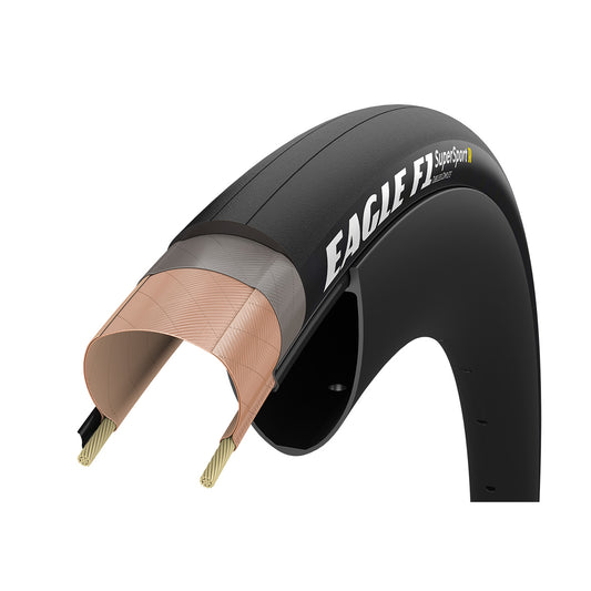 Goodyear F1 Supersport R 700c Folding Road Tire - Black