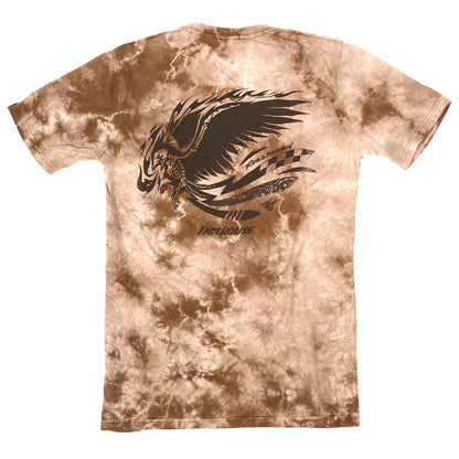 Fasthouse Emil Johansson Live and Enjoy Tee - Tie Dye Brown-White